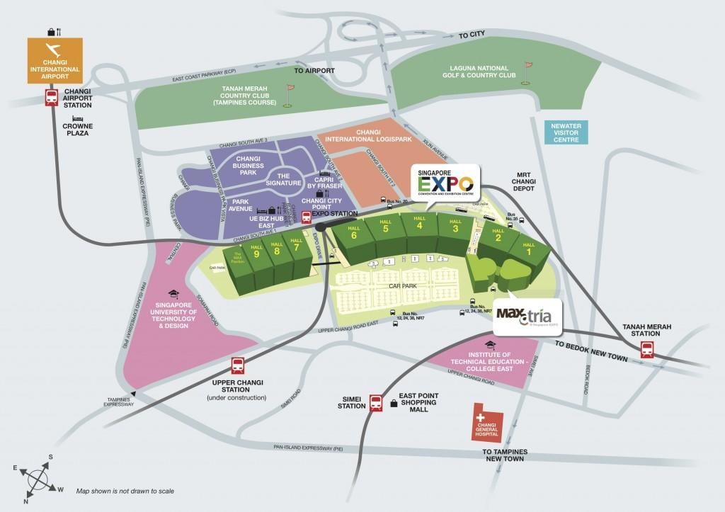 Singapur harita expo