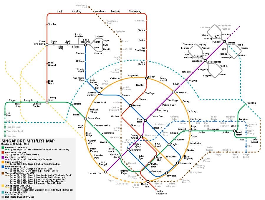 Singapur yoluna göster