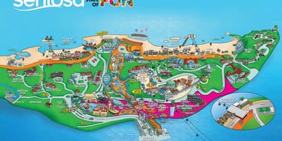 Singapore haritası Adası