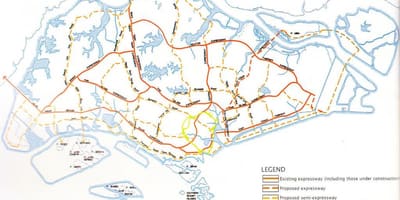 Singapur karayolu haritası