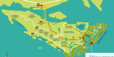Singapore haritası