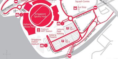 Singapur haritası spor hub