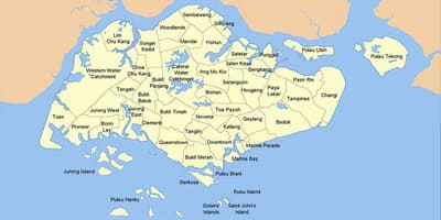 Singapur haritası KKP