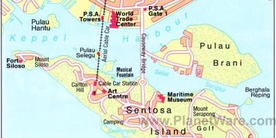 Singapur haritası görülecek